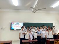 Lễ kết nạp hội viên Hội sinh viên Trường Cao đẳng Bến Tre 2025.